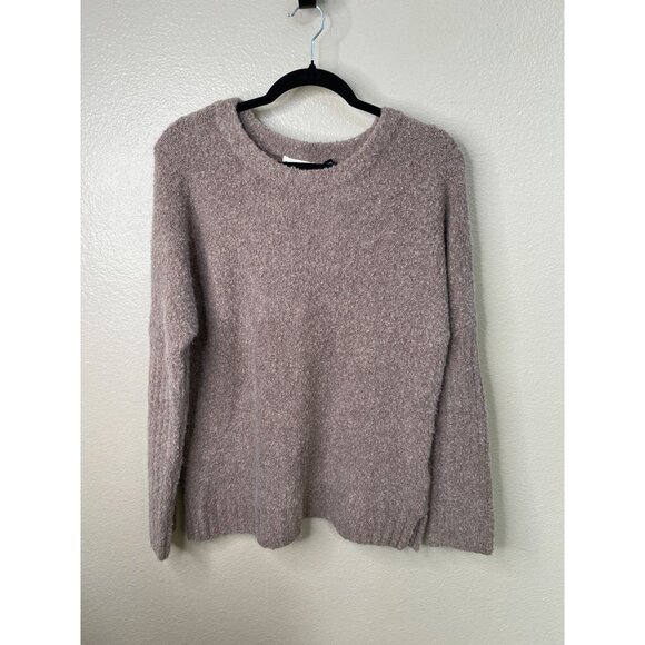 Sleeping On Snow Anthropologie Sweater Women’s S Beige Long Sleeve Soft Pullover - Picture 2 of 6